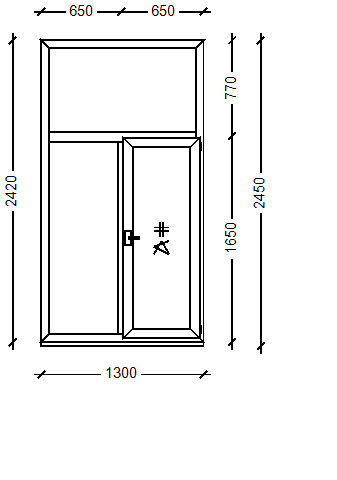ПластКом ЭЛИТ: Окно, Ivaper 82 мм, Siegenia Titan, 1300х1400, Белый, Белый